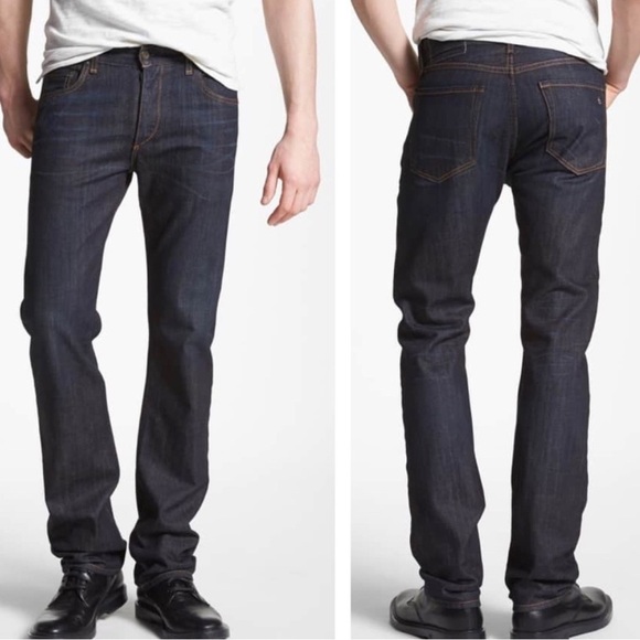 Rag and Bone RB 15X Slim Straight Coral Tailored Workwear Jeans 31 - Picture 12 of 12